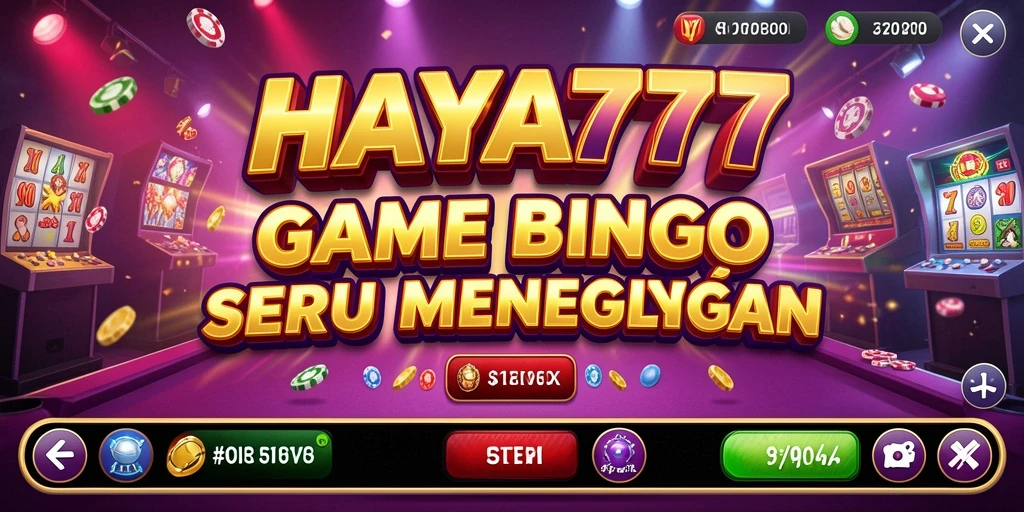 Tampilan menarik dari gameplay Bingo di HAYA777.