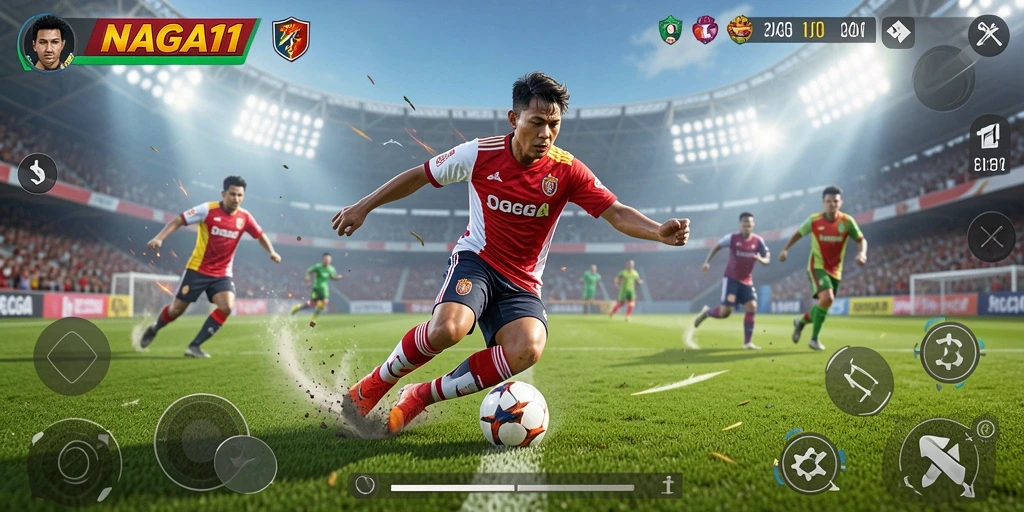 Tampilan gameplay yang seru dan menarik di NAGA11.